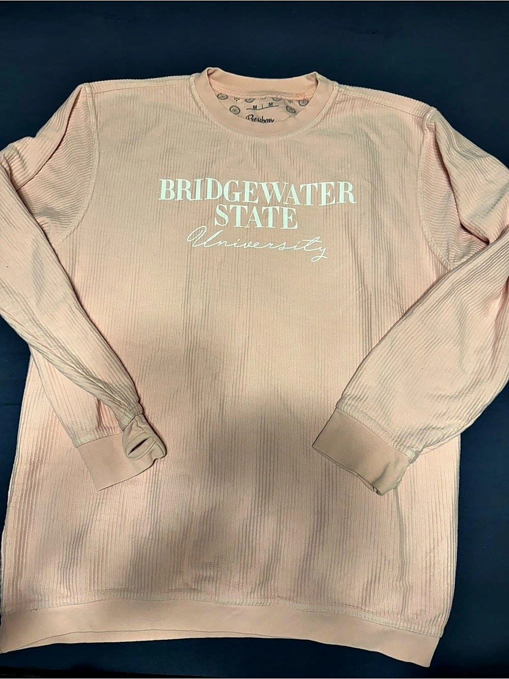 Bridgewater State Sweatshirt Pink Large